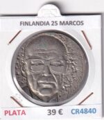 CR4840 MONEDA FINLANDIA 25 MARCOS PLATA 0,5