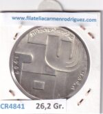 CR4841 MONEDA ISRAEL 10 POUND 1969 PLATA - Imagen 2