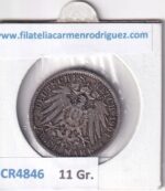 CR4846 MONEDA ALEMANIA 2 MARCOS 1904 400 ANIV FELIPE I PLATA - Imagen 2
