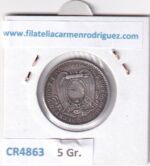 CR4863 MONEDA ECUADOR 2 DECIMOS DE SUCRE 1914 PLATA - Imagen 2
