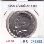 CR4893 MONEDA EEUU 1/2 DÓLAR 1985 CU-NI