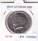 CR4893 MONEDA EEUU 1/2 DÓLAR 1985 CU-NI