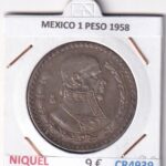 CR4939 MONEDA MEXICO 1 PESO 1958 NIQUEL