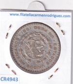 CR4943 MONEDA MEXICO 1 PESO 1961 NIQUEL - Imagen 2