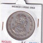 CR4954 MONEDA MEXICO 1 PESO 1963 NIQUEL