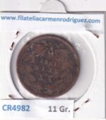 CR4982 MONEDA PORTUGAL 20 REIS 1888 COBRE - Imagen 2