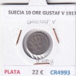 CR4993 MONEDA SUECIA 10 ORE GUSTAF V 1917 PLATA