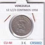 CR5002 MONEDA VENEZUELA 12 1//2 CENTIMOS 1958 CU-NI