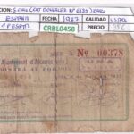 CRBL0458 BILLETE ESPAÑA LOCAL D'ALCARRAS 1 PESETA 1937 USADO