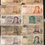 CRBL0536 LOTE 19 BILLETES ARGENTINA DIFERENTES