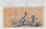 CRBL0554 BILLETE CONSEJO DE ASTURIAS Y LEON 25 CENTIMOS 1936 BC - Imagen 2