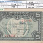 CRBL0556 BILLETE ESPAÑA BILBAO 5 PESETAS 1937 MBC+