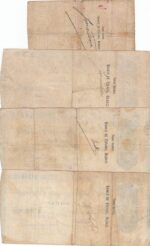 CRBL0557 LOTE 4 BILLETES ESPAÑA BILBAO 1936 DIFERENTES VALORES BC - Imagen 2