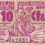 CRBL0603 BILLETE LOCAL ESPAÑA NAVALMORALES (TOLEDO) 10 CENTIMOS 1937 MBC