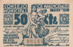 CRBL0610 BILLETE LOCAL ESPAÑA NAVALMORALES (TOLEDO) 50 CENTIMOS 1937 MBC