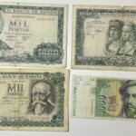 CRBL0620 LOTE 4 BILLETES ESPAÑA 1000 PESETAS VER FOTO