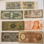 CRBL0630 LOTE 8 BILLETES EXTRANJEROS DIFERENTES USADOS