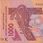 CRBX3015 BILLETE AFRICA OESTE 1000 FRANCOS 2003 USADO