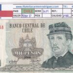 CRBX3195 BILLETE CHILE 1000 PESOS 2006 SERIE NM MBC
