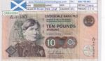 CRBX3204 BILLETE ESCOCIA 10 POUNDS 2004 SERIE ADG BC