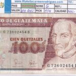 CRBX3214 BILLETE GUATEMALA 100 QUETZALES 2006 BC