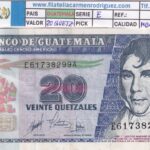 CRBX3216 BILLETE GUATEMALA 20 QUETZALES 1999 MBC+