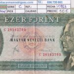 CRBX3217 BILLETE HUNGRIA 1000 FORINT SERIE C 1983 BC