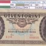 CRBX3218 BILLETE HUNGRIA 50 FORINT SERIE D 1983 EBC