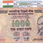 CRBX3225 BILLETE INDIA 1000 RUPIAS 2000-5 SERIE 3AG  BC+