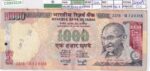 CRBX3226 BILLETE INDIA 1000 RUPIAS 2000-5 SERIE 3DB  BC+