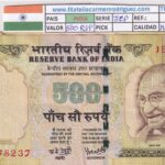 CRBX3228 BILLETE INDIA 500 RUPIAS 2012-16 SERIE JEP MBC+