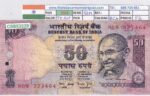 CRBX3229 BILLETE INDIA 50 RUPIAS SERIE 9DM BC