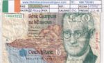 CRBX3232 BILLETE IRLANDA 10 POUND 1995 BC