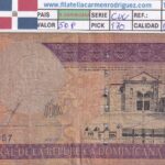 CRBX3248 BILLETE REPUBLICA DOMINICANA 50 PESOS 2003 USADO