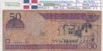 CRBX3248 BILLETE REPUBLICA DOMINICANA 50 PESOS 2003 USADO