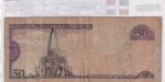 CRBX3248 BILLETE REPUBLICA DOMINICANA 50 PESOS 2003 USADO - Imagen 2