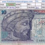 CRBX3252 BILLETE TUNEZ 10 DINARS 1994 BC