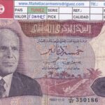 CRBX3255 BILLETE TUNEZ 5 DINARS 1983 BC