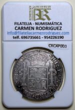 CRCAP003 MONEDA ESPAÑA CARLOS IV 8 REALES 1789 MEXICO FM BUSTO CARLOS III - Imagen 2