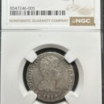 CRCAP101 CAPSULA NGC ESPAÑA FERNANDO VII 2 REALES 1812 MADRID IJ XF45