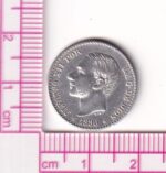 CRCAP124 MONEDA ESPAÑA ALFONSO XII 50 CENTIMOS MSM 1880 *18*80 S/C - Imagen 3