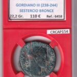 CRCAP154 MONEDA ROMANA GORDIANO III (238-244) SESTERCIO BRONCE