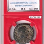 CRCAP156 MONEDA ROMANA ALEJANDRO SEVERO (222-235) SESTERCIO BRONCE