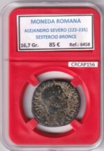 CRCAP156 MONEDA ROMANA ALEJANDRO SEVERO (222-235) SESTERCIO BRONCE