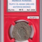 CRCAP157 MONEDA ROMANA FILIPO I EL ARABE SESTERCIO BRONCE