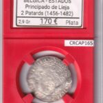 CRCAP165 MONEDA BELGICA ESTADOS 2 PATARDS VER DESCRIPCION EN FOTOS