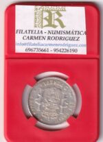 CRCAP175 MONEDA ESPAÑA ALFONSO XII 2 PESETAS 181 *81 MSM PLATA - Imagen 2