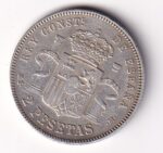 CRCAP175 MONEDA ESPAÑA ALFONSO XII 2 PESETAS 181 *81 MSM PLATA - Imagen 4