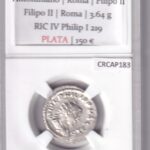 CRCAP183 MONEDA ROMANA DENARIO ROMA SEPTIMIO SEVERO SEPTIMIO SEVERO 202-210