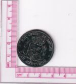 CRCAP203 MONEDA ESPAÑA ALFONSO XII 10 CENTIMOS 1877 BARCELONA OM MBC+ - Imagen 4
